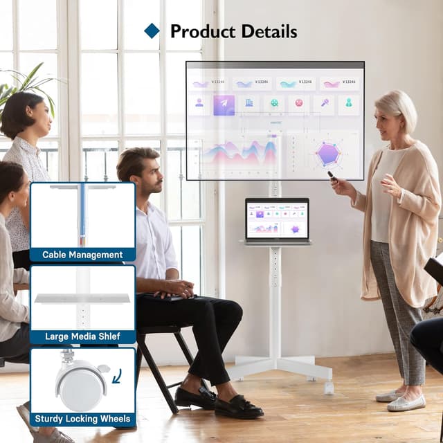 Thumbnail 3 de BONTEC Mobiler TV Ständer 23–60 Zoll