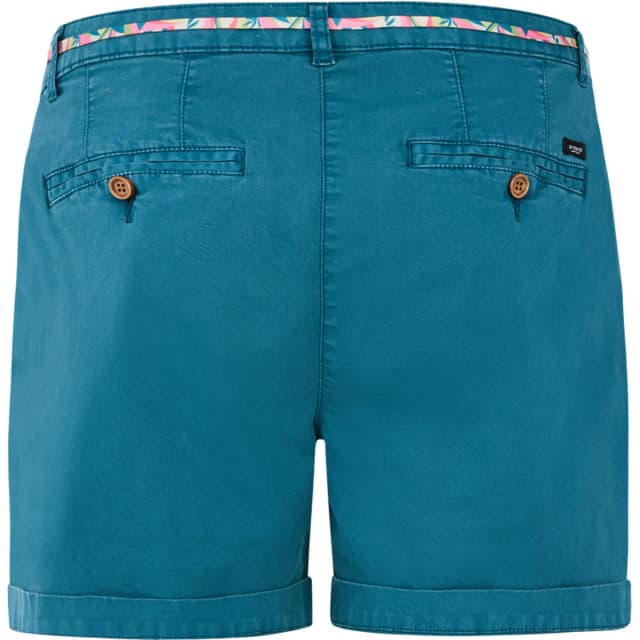 Detalle de Protest Pantalón corto de mujer Tulip: algodón con elastán para un look veraniego cómodo