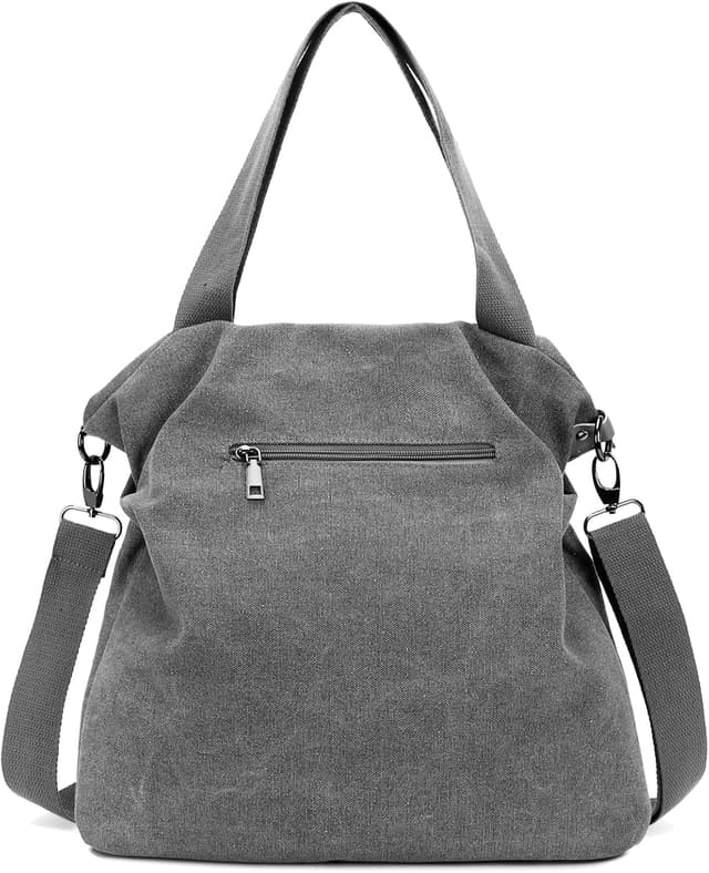 Thumbnail 6 de Myhozee Damen Canvas Handtasche & Umhängetasche – geräumige Crossover-Strandtasche für Alltag, Schule und Reisen