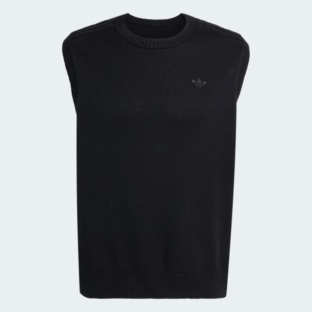 Detalle 2 de adidas Chaleco de punto Premium Essentials en negro