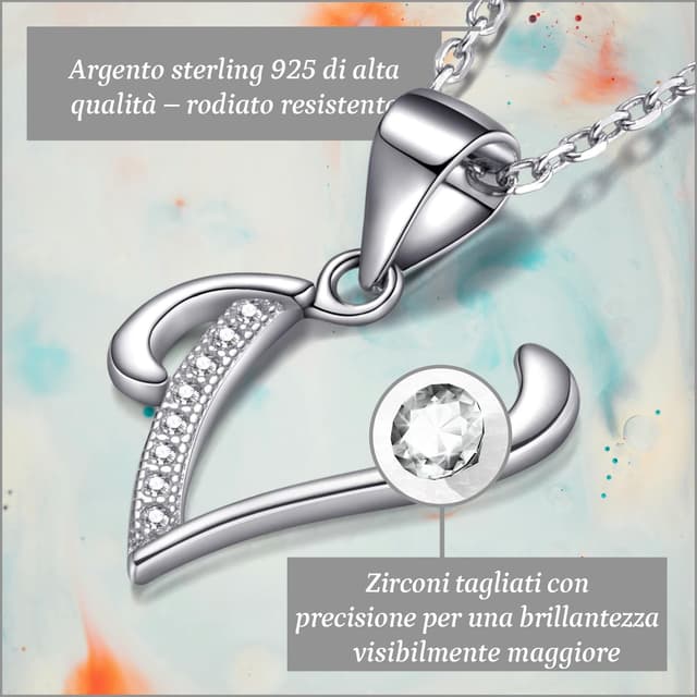 Detalle 2 de Morella collana argento 925 45 cm