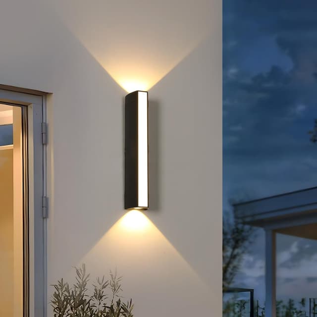 Detalle 2 de Comely 19W Applique da parete LED impermeabile per esterni e interni