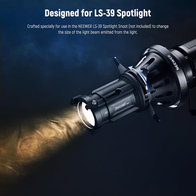 Thumbnail 1 de NEEWER Spotlight Mount Iris 5–60mm