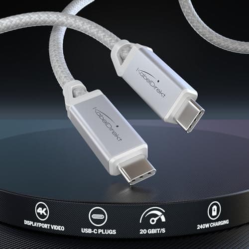 Thumbnail 1 de KabelDirekt – Cable USB-C 3.2 Gen 2 0,3m ⚡