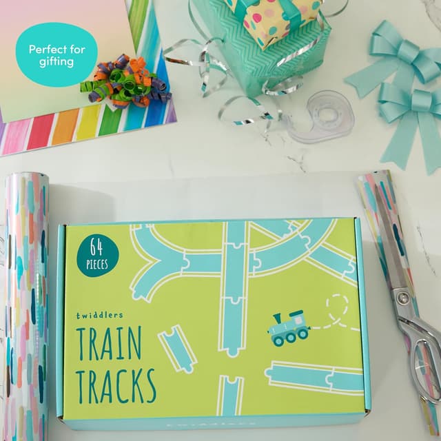 Thumbnail 5 de THE TWIDDLERS Set Binari Trenino 64 Pezzi 🚂