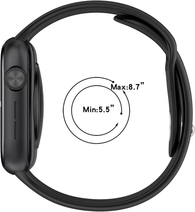 Detalle de BYISYUE silicone replacement band for Honor Watch 5