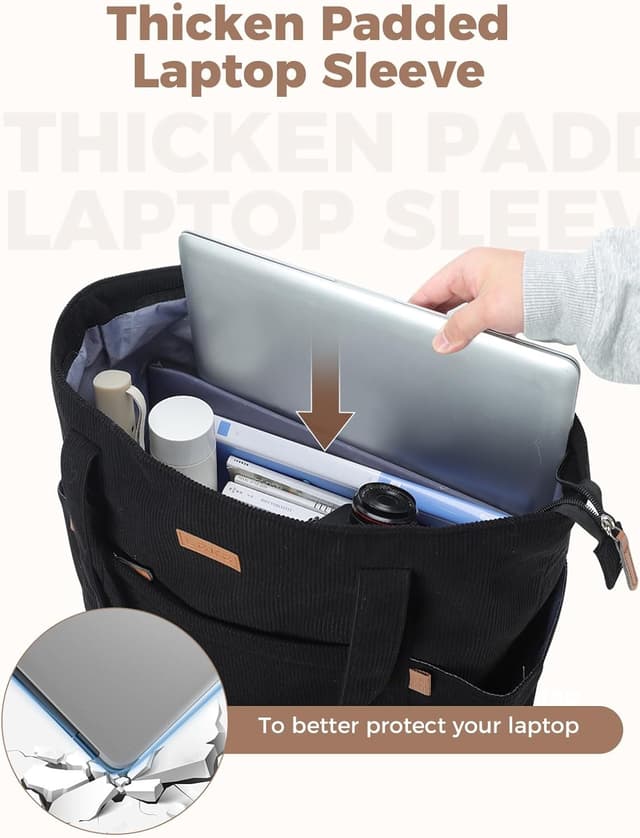 Thumbnail 4 de Lekespring Cord Tasche Damen 23 Liter