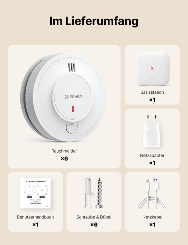 Thumbnail 6 de X-Sense SD19-MN61 Rauchmelder 10 Jahre 🚨