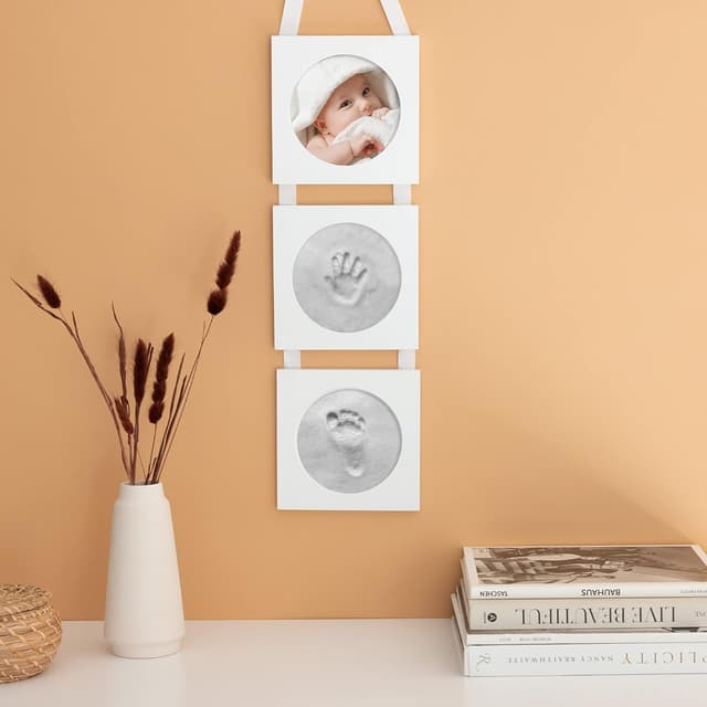 Detalle 2 de Navaris Baby Handprint Kit 16 x 16 cm