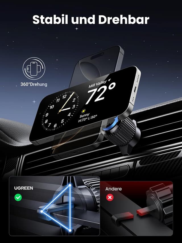 Thumbnail 5 de UGREEN MagSafe Autohalterung 15W