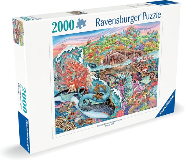 Detalle 2 de Ravensburger Thalassic Tale 2000-piece jigsaw puzzle (age 12+)