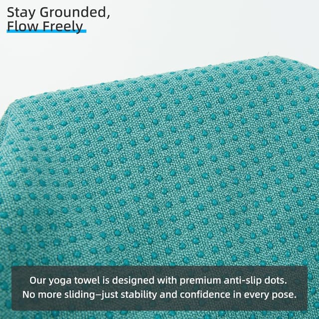 Thumbnail 1 de YESLIFE Non-Slip Hot Yoga Towel 72" x 24"