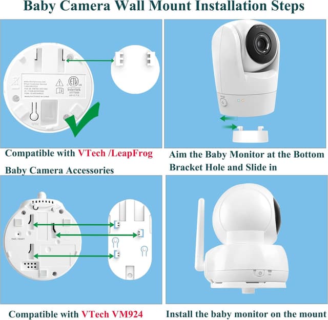 Detalle de EYSAFT baby monitor mount 33 inch clamp