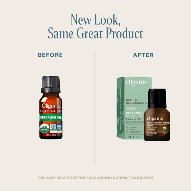 Thumbnail 1 de Cliganic Spearmint Essential Oil 10 ml