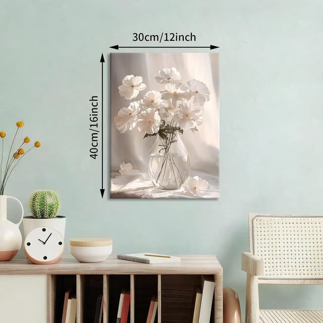 Detalle 2 de Blumen Blühen in der Sonne Leinwand 30x40 cm