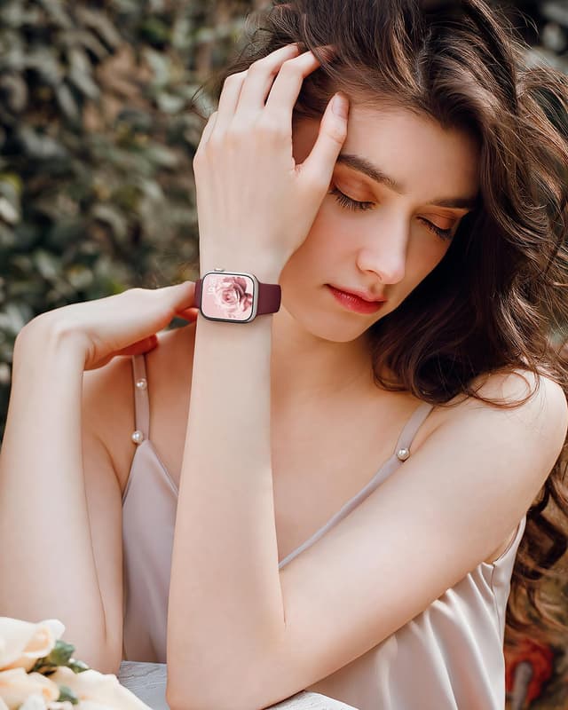 Detalle de Yoohoo 5-Pack Silicone Watch Strap for Apple Watch (soft sport replacement bands, multiple sizes)