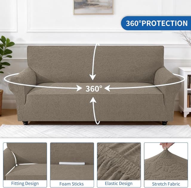 Detalle 1 de Copridivano YSTELLAA 2 posti kaki