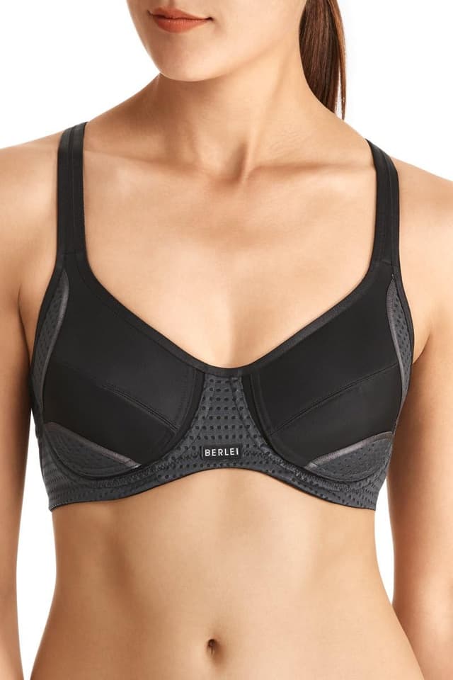 Detalle de Berlei Women’s Electrify Mesh Underwired Everyday Sports Bra (Opaque)