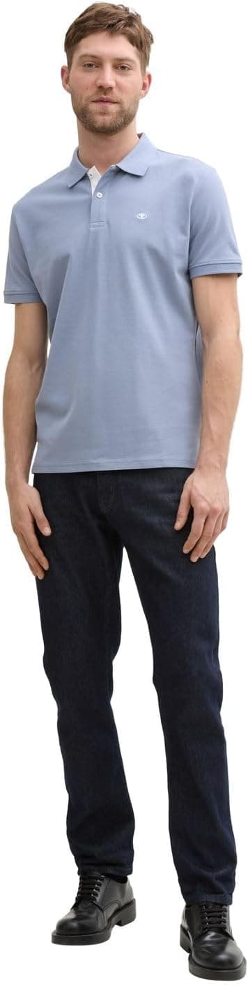 Detalle 2 de Tom Tailor 1031006 Polo Basic in piqué da uomo (confezione da 1)