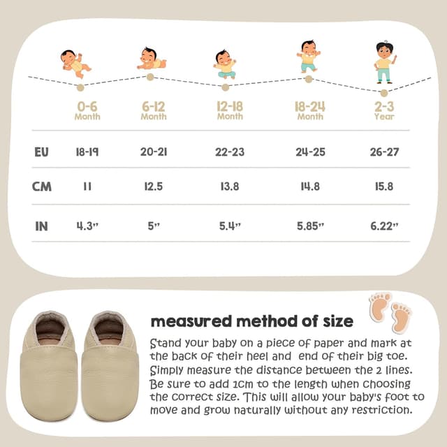 Thumbnail 5 de IceUnicorn Krabbelschuhe Baby Weiches Leder