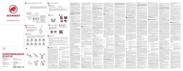 Thumbnail 1 de Mammut PERFORMANCE STATIC cuerda estática 10,0 mm