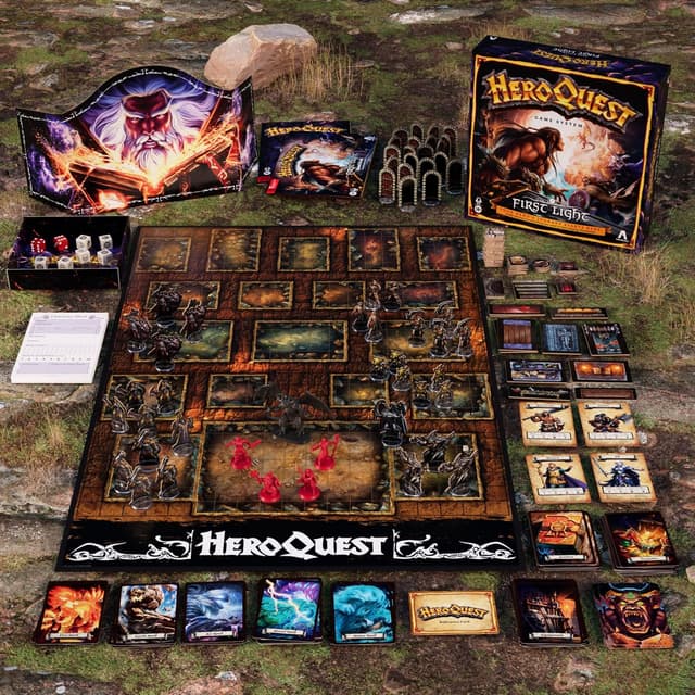 Detalle de Avalon Hill HeroQuest First Light Game System board game (English Version)