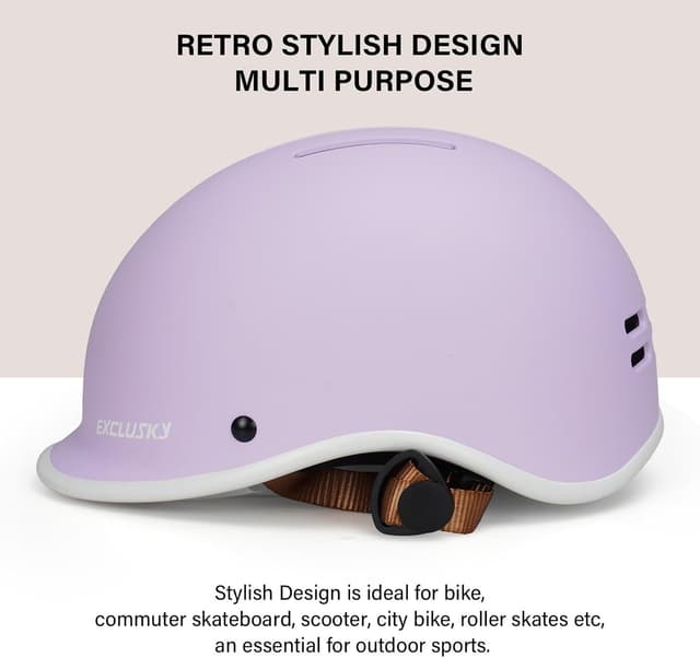 Detalle 2 de Ckorison adult bike helmet with adjustable dial (56–61cm) for commuting, road biking and skating