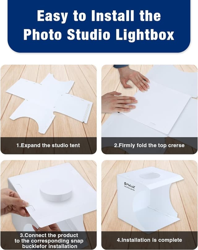 Thumbnail 6 de PULUZ Mini Photo Studio Box 20cm light box