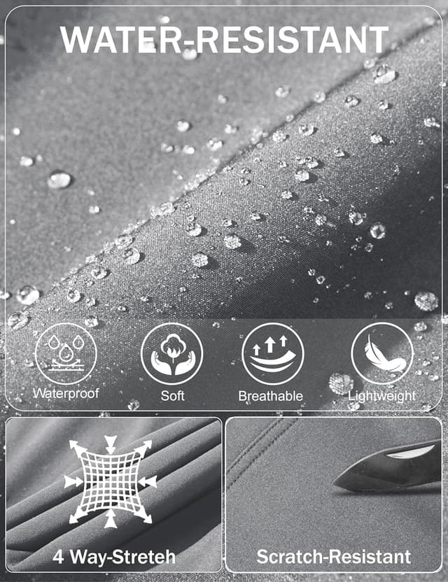 Thumbnail 3 de TACVASEN Men's Waterproof Trousers