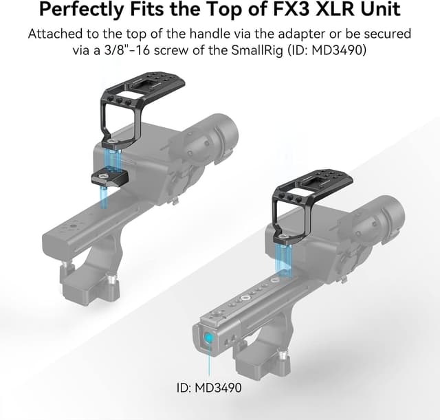 Thumbnail 3 de SMALLRIG MD3990 Plaque supérieure 65 g