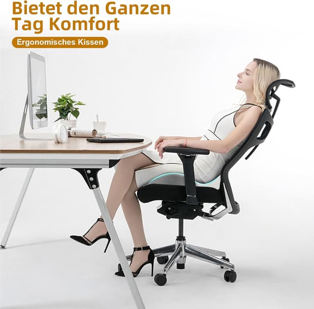 Thumbnail 5 de Fwiull Cuscino Sedile in memory foam per ufficio e auto