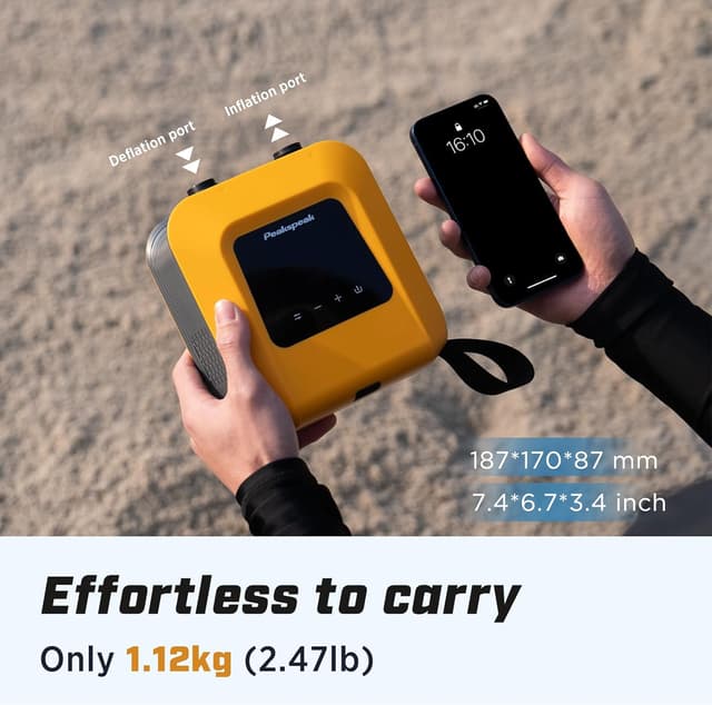 Thumbnail 1 de Peakspeak 20PSI SUP Pumpe