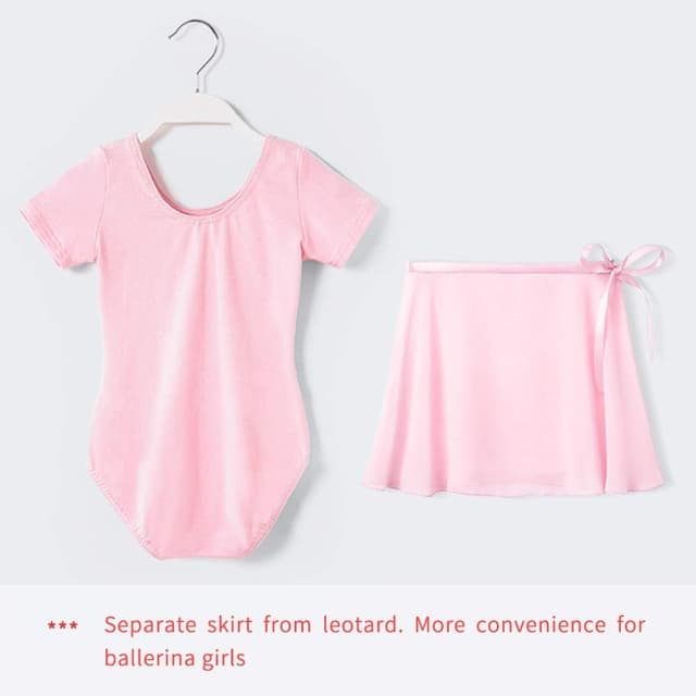 Detalle de Stelle Ballet Leotards for Girls Toddler Dance Dress Outfit Combo (Leotard, Skirt & Tights)