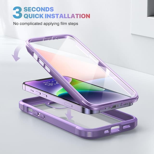 Thumbnail 5 de Diaclara iPhone 14 6.1-inch Full-Body Case with Screen Protector