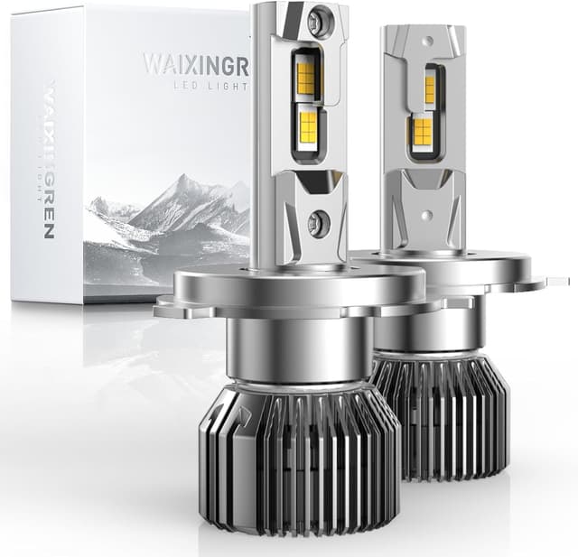 Detalle de WAIXINGREN H4 120W 32,000LM LED headlight bulbs