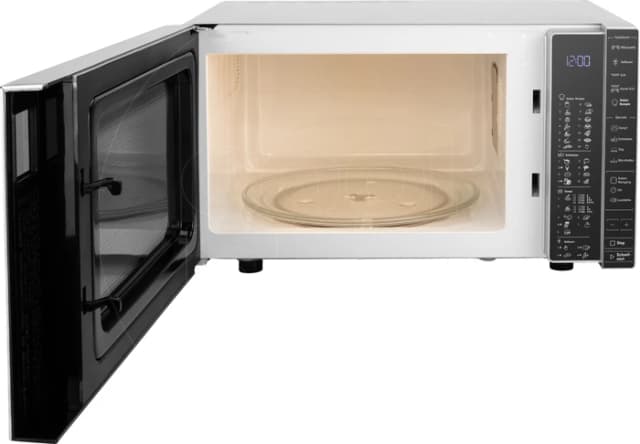 Detalle de Bauknecht MW 304 M Mikrowelle mit Grill, Dampfgar- & AutoClean-Funktion