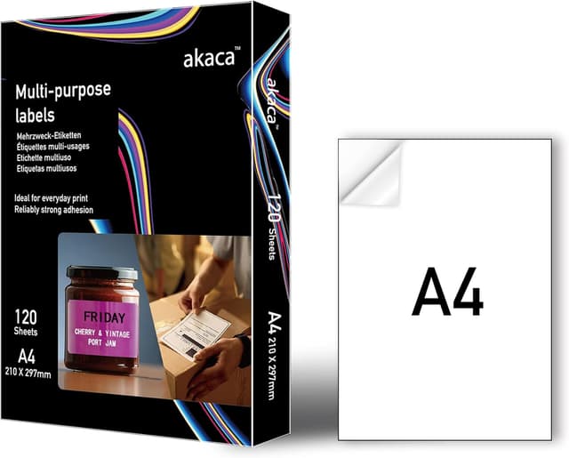 Thumbnail 6 de akaca Carta Adesiva Opaco A4 240 fogli