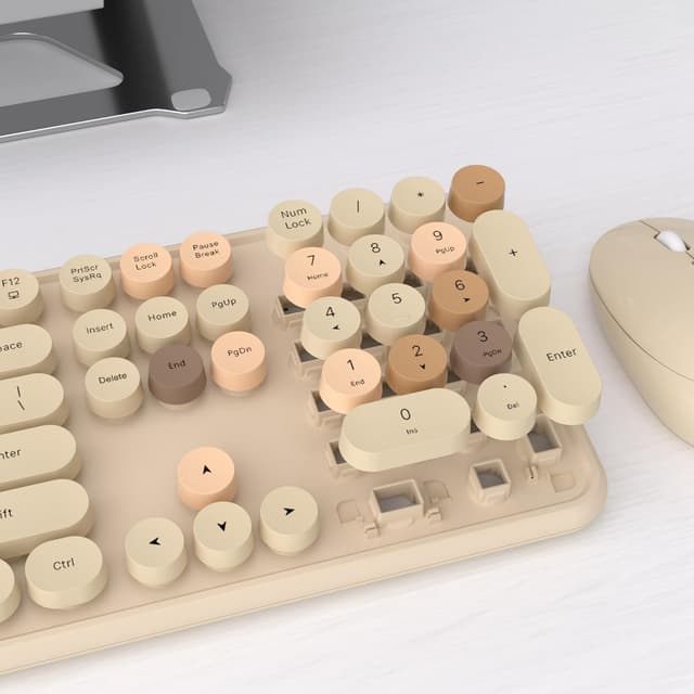 Detalle de UBOTIE Wireless Keyboard Mouse Combo