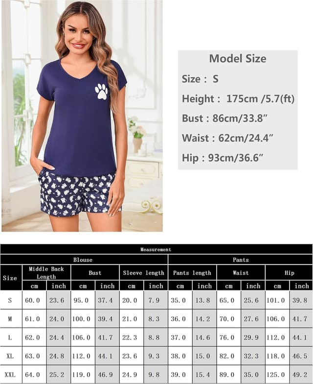 Thumbnail 5 de Jahetuul pyjama femme coton manches courtes