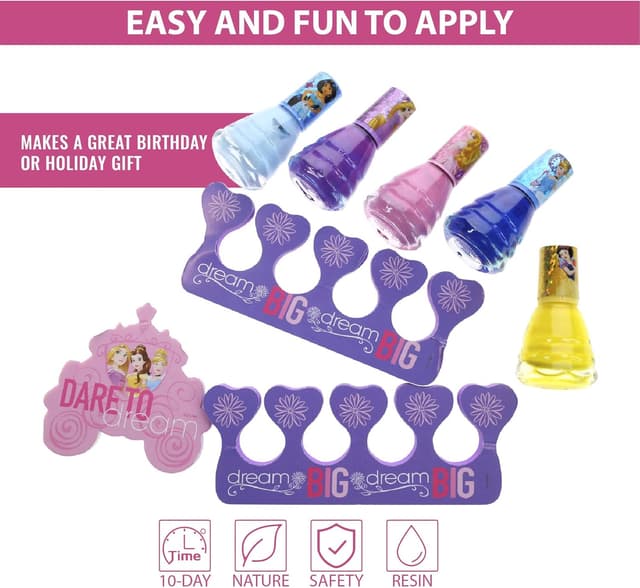 Thumbnail 1 de Townley Girl Disney Princess 15 Piece nail set