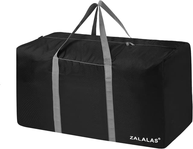 Detalle 1 de ZALALAS 96L Travel Duffle Bag (foldable holdall) – black