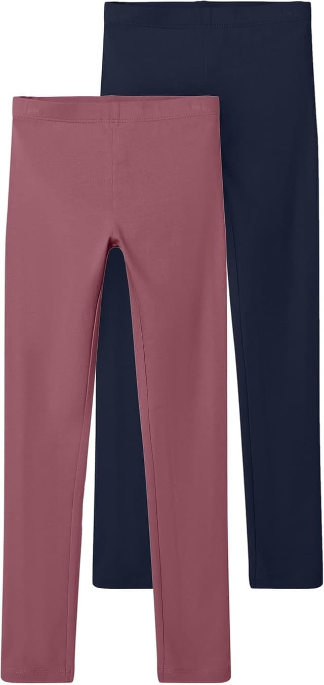 Detalle 2 de NAME IT Girl’s Nkfvivian 2p Legging (L) – mixed colour kids leggings