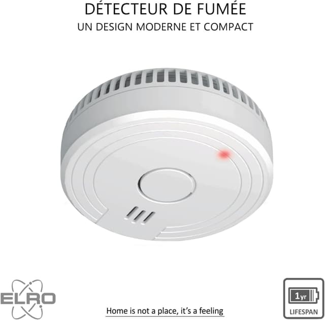 Thumbnail 1 de ELRO FS1801 10-pack Détecteurs fumée