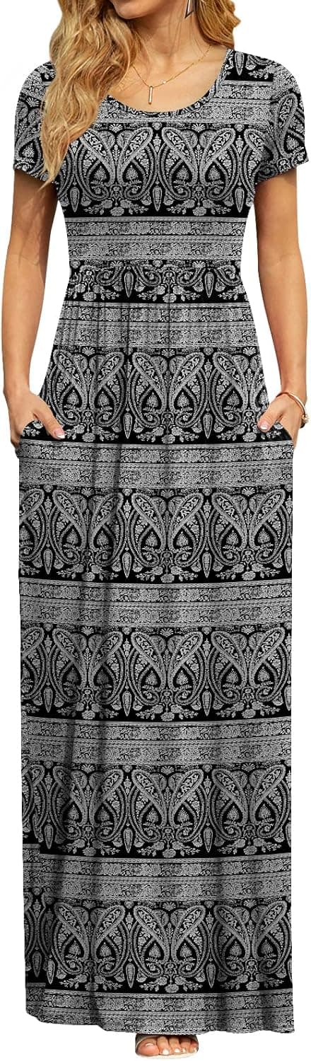 Thumbnail 6 de DB MOON Womens 2026 Summer Maxi Dress with Empire Waist and Pockets