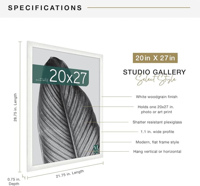 Detalle 2 de MCS Studio Gallery cadre photo 50,8 x 68,6 cm