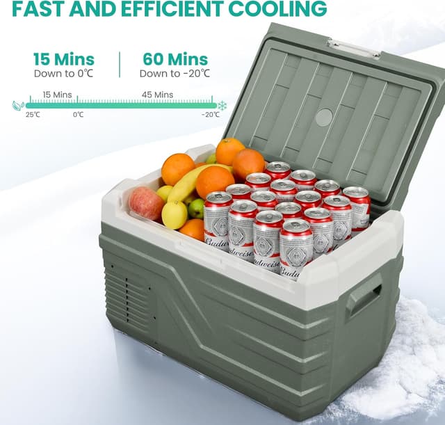 Detalle de Alpicool 27L 12V/24V Portable Car Fridge Freezer (NL30) with MAX/ECO modes