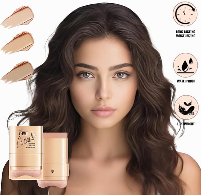 Thumbnail 2 de Correttore Catlinez 2 in 1: copre acne, imperfezioni e occhiaie con pennello morbido (40 g) naturale