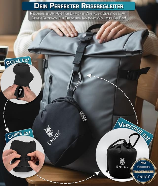 Thumbnail 6 de SNUGL Nackenkissen Memory Foam für Reisen