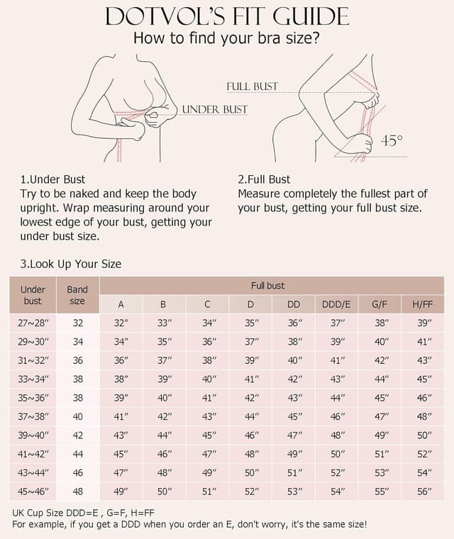 Detalle de DotVol Women’s Multiway Strapless Bra (Plus Size, Full Figure) with Anti-Slip Silicone Underwire