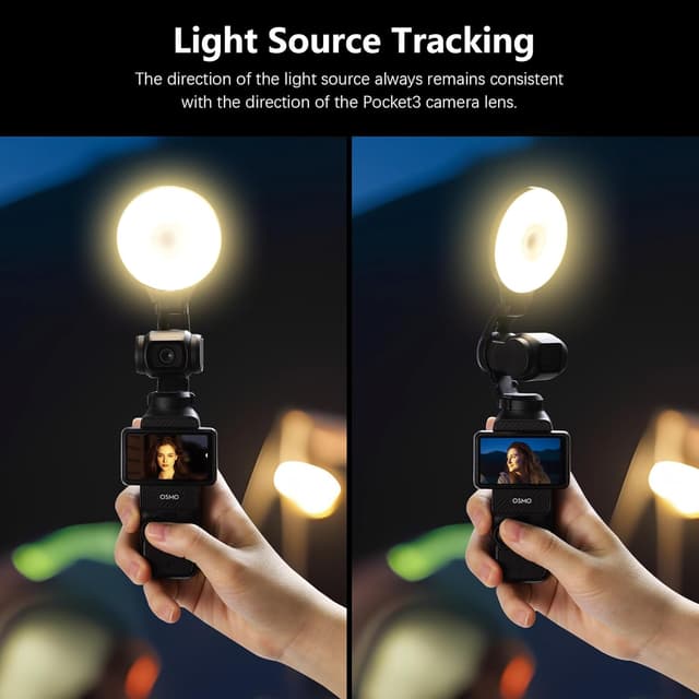 Thumbnail 2 de AMAZEAR LED Video Fill Light for DJI Osmo Pocket 3, CRI≥95